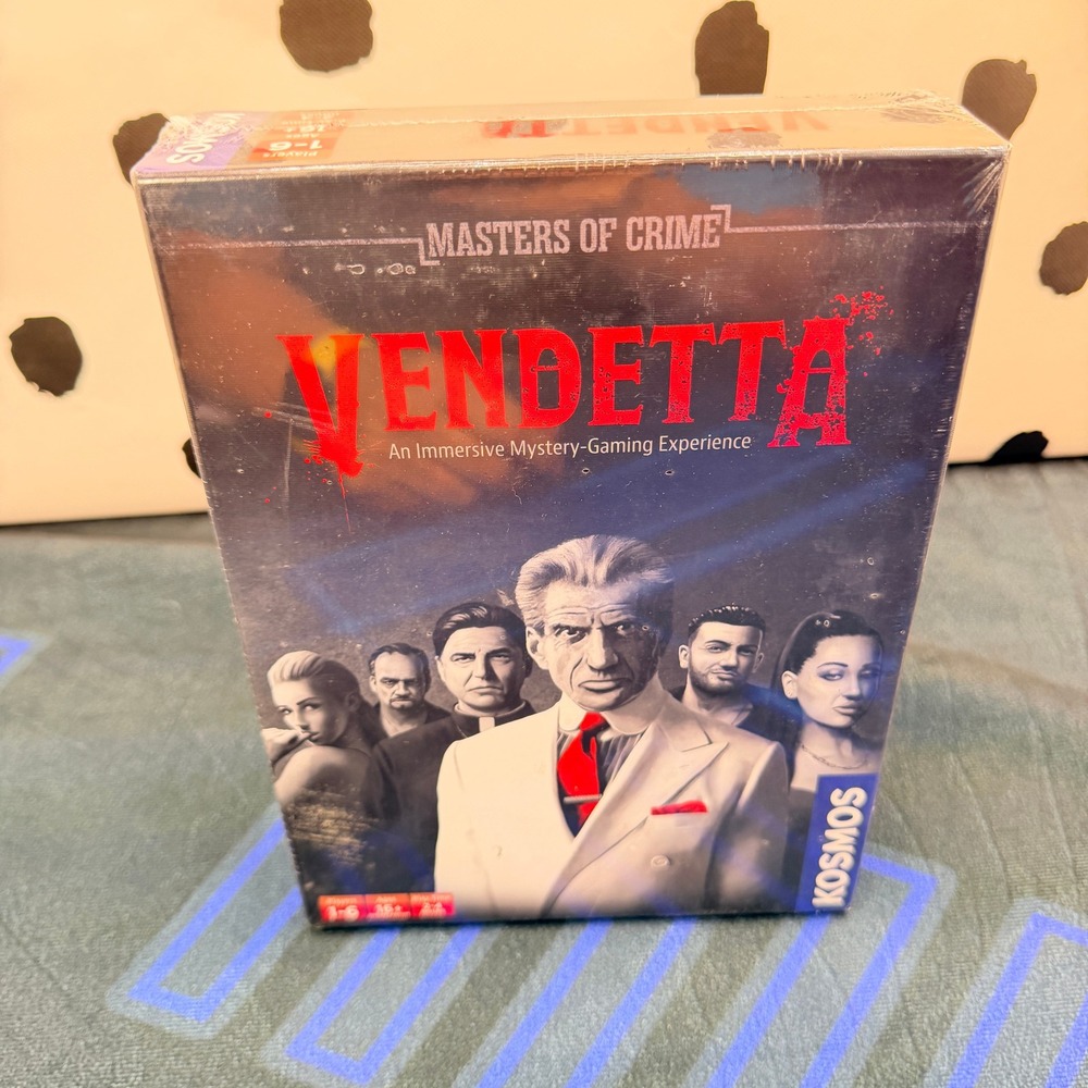 Vendetta Masters of Crime Board Game Kosmos Immersive Mystery Detective Sealed
